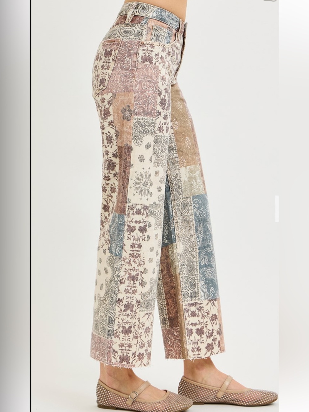 206 ❤️RISEN HIGH RISE ANKLE WIDE LEG PANTS - Picture 4 of 4